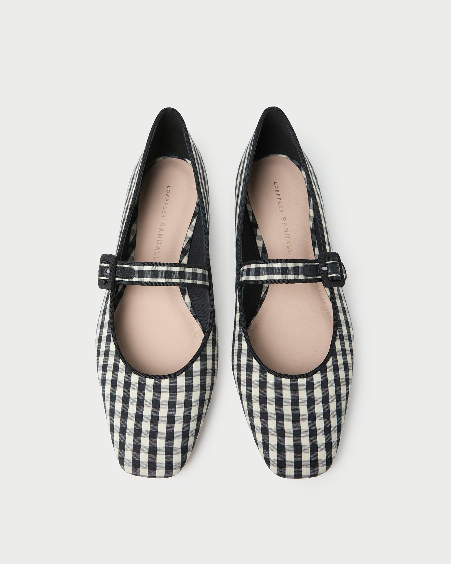 Loeffler Randall Women | Ginger Black/White Gingham Mary Jane