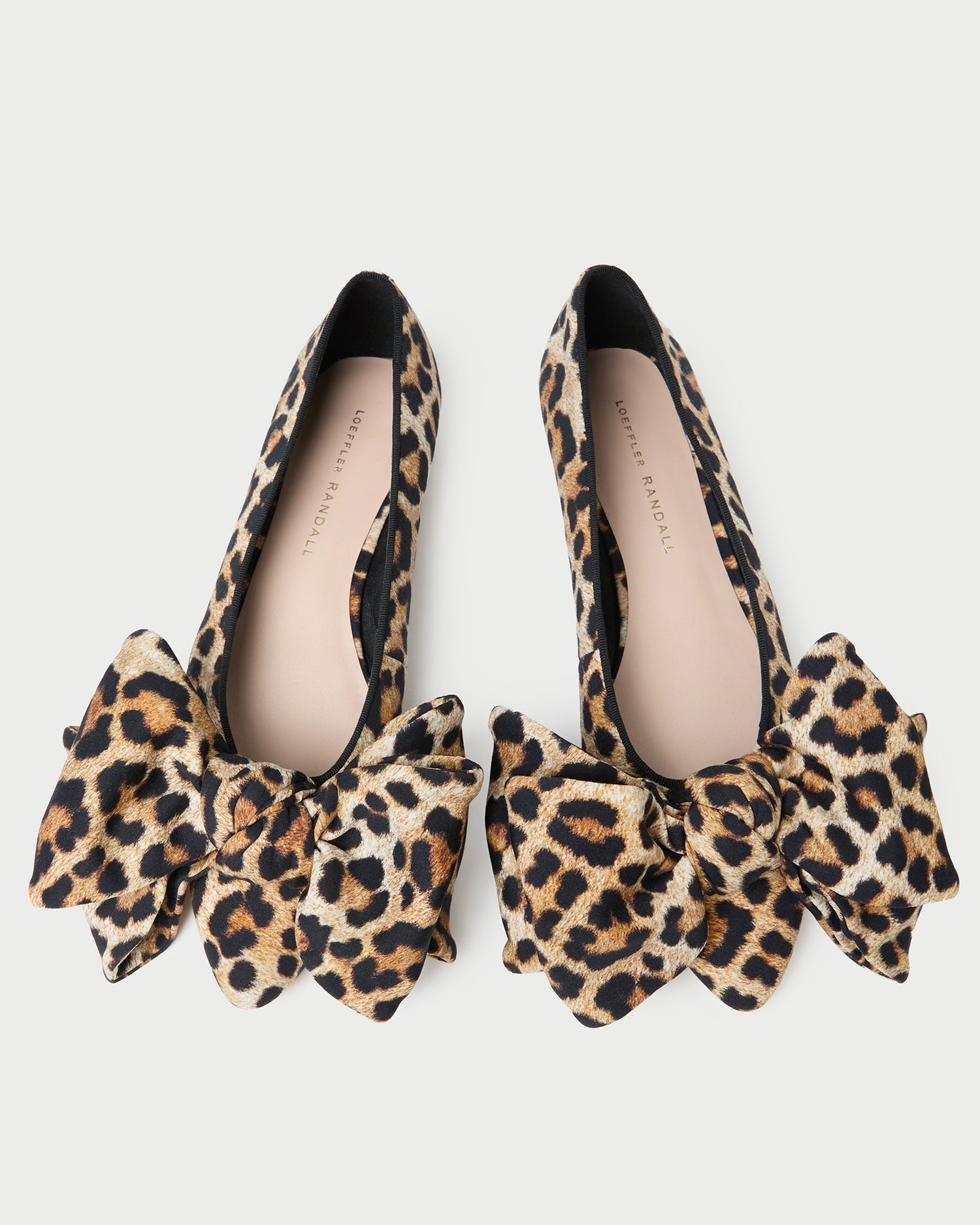 Noa Leopard Jersey Bow Flat | Loeffler Randall Women