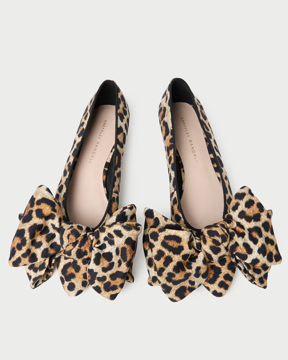 Noa Leopard Jersey Bow Flat | Loeffler Randall Women
