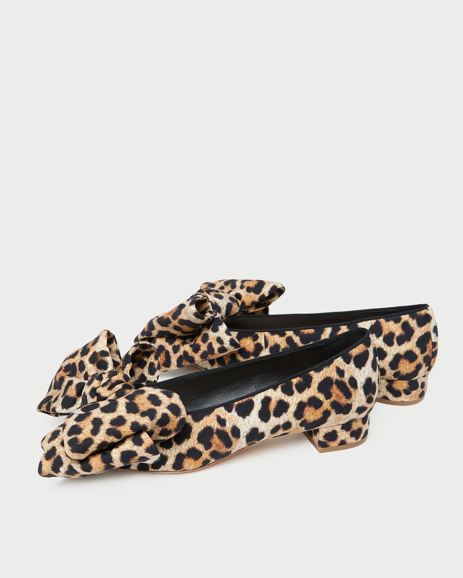 Noa Leopard Jersey Bow Flat | Loeffler Randall Women
