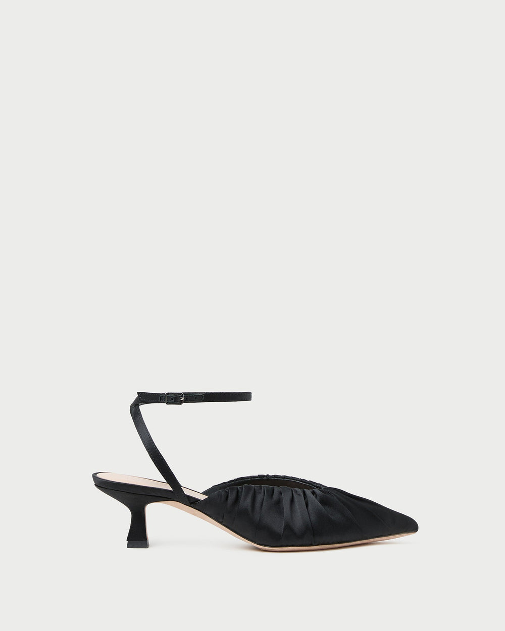 Rio Black Satin Kitten Heel | Women Loeffler Randall