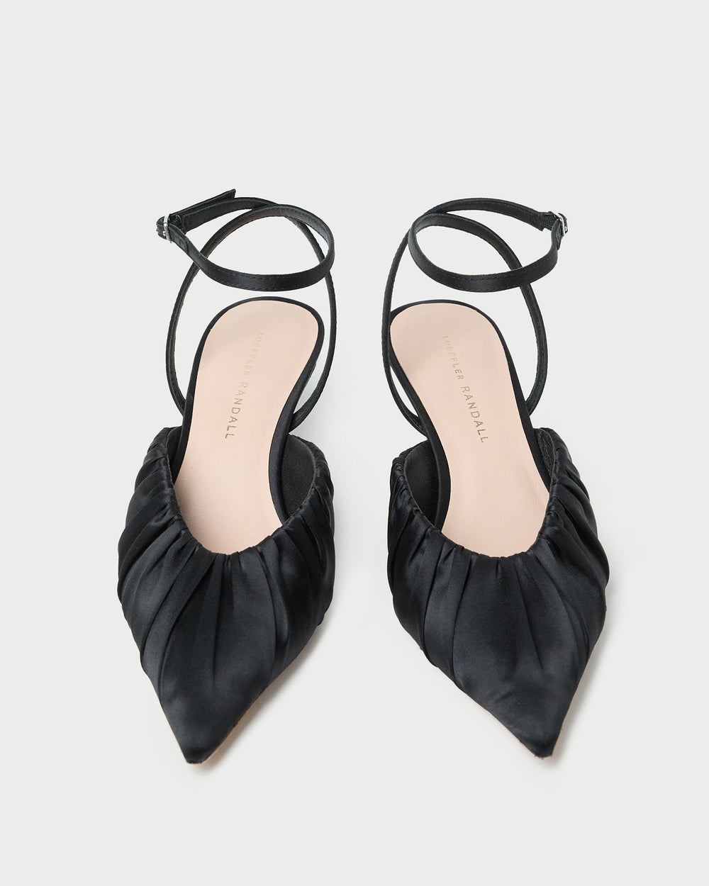 Rio Black Satin Kitten Heel | Women Loeffler Randall