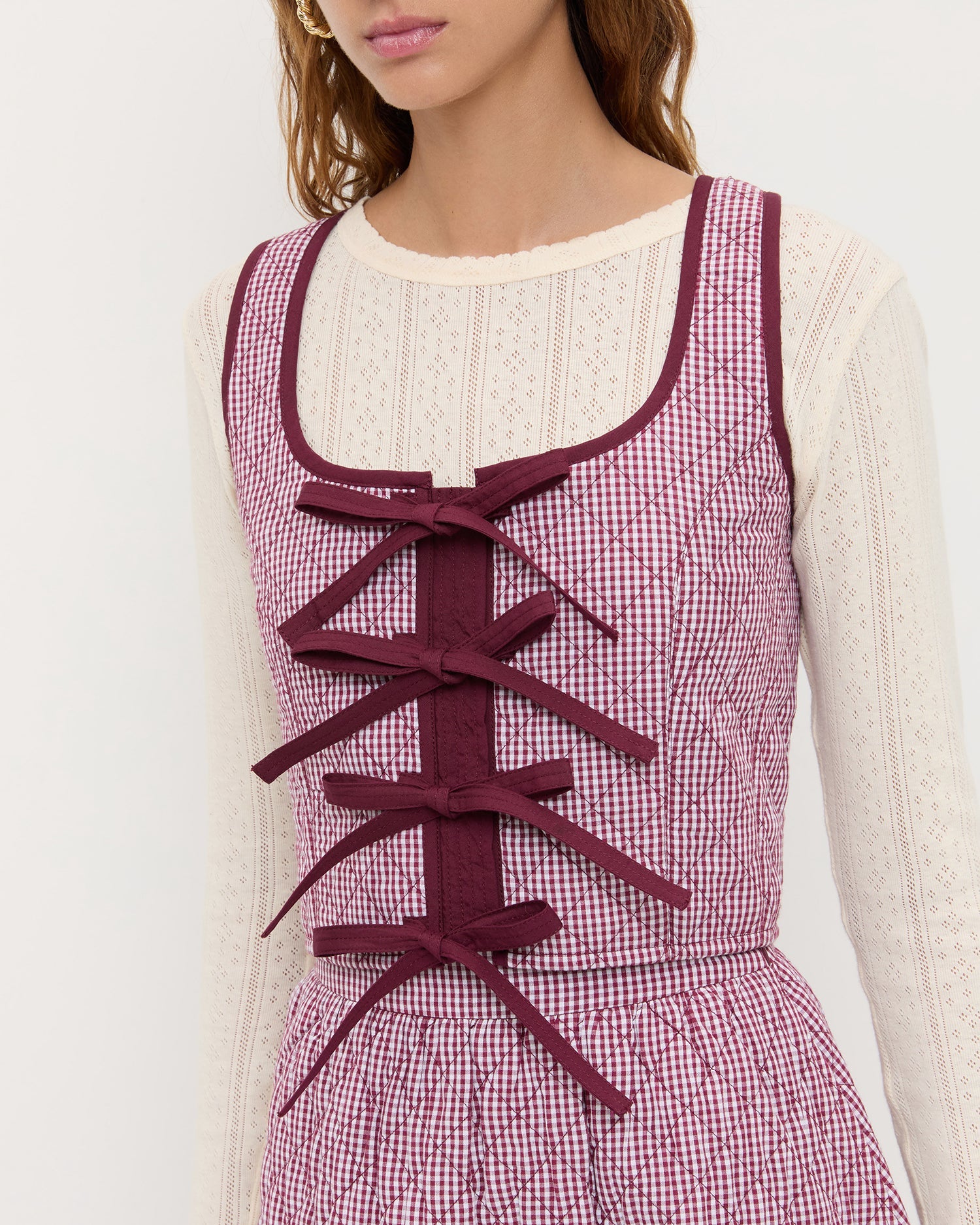 Callista Tie-Front Vest | Women Loeffler Randall