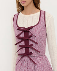 Callista Tie-Front Vest | Women Loeffler Randall