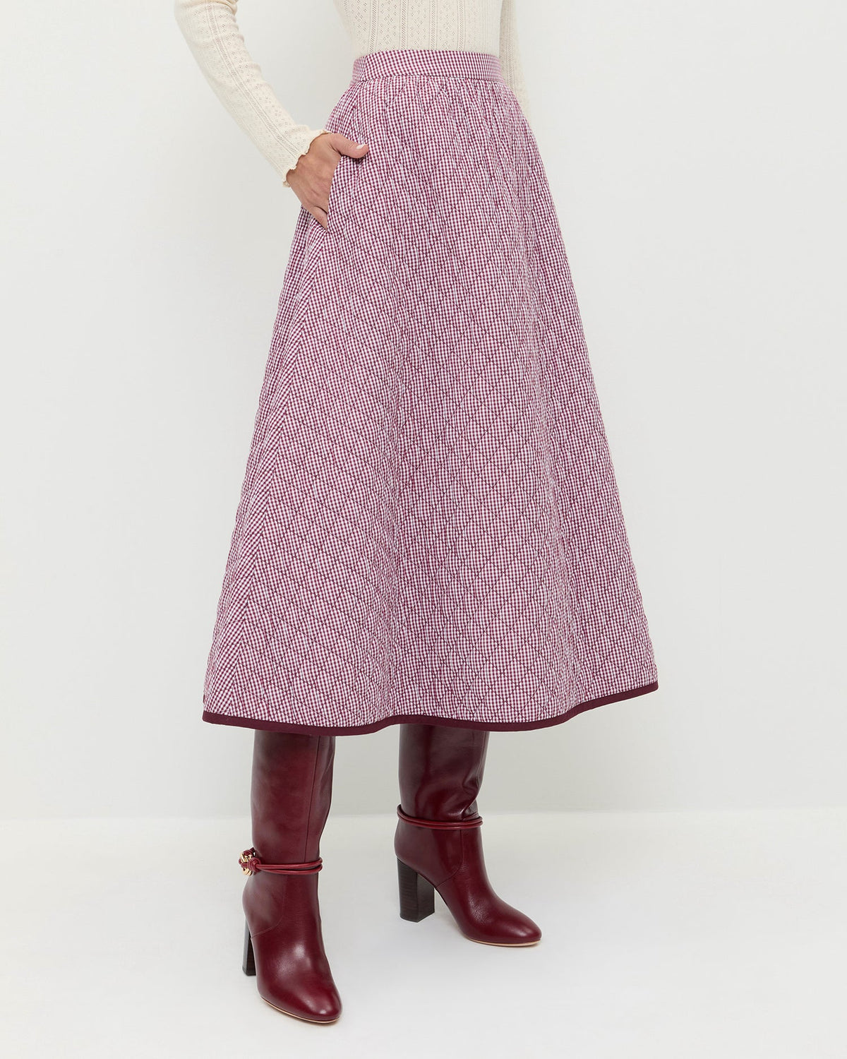 Loeffler Randall Women | Clara Quilted Skirt