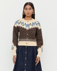 Idris Intarsia Cardigan | Loeffler Randall Women