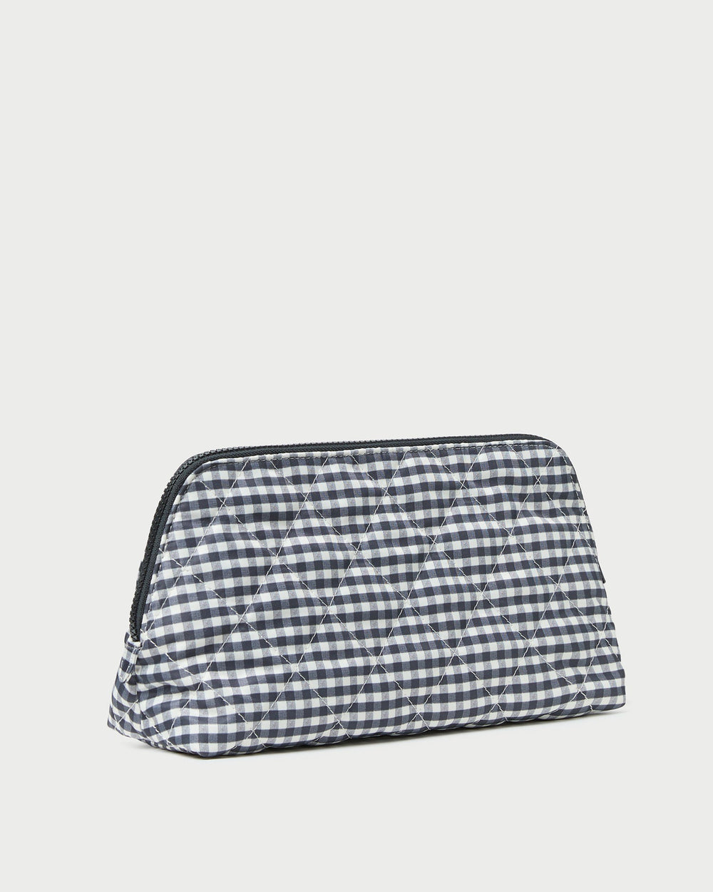 Loeffler Randall Women | Frances Black/White Gingham Cosmetic Pouch