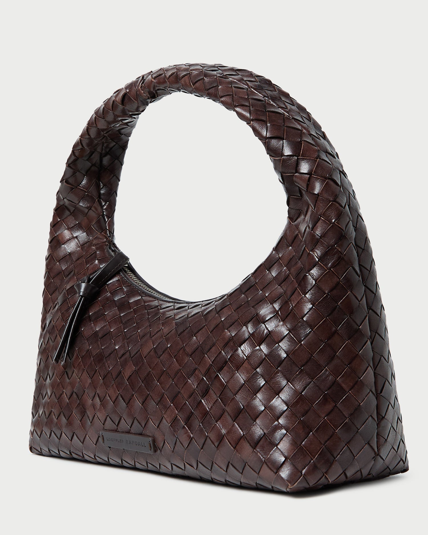 Loeffler Randall Women | Mercer Chocolate Woven Shoulder Bag