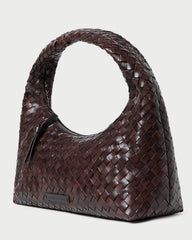 Loeffler Randall Women | Mercer Chocolate Woven Shoulder Bag