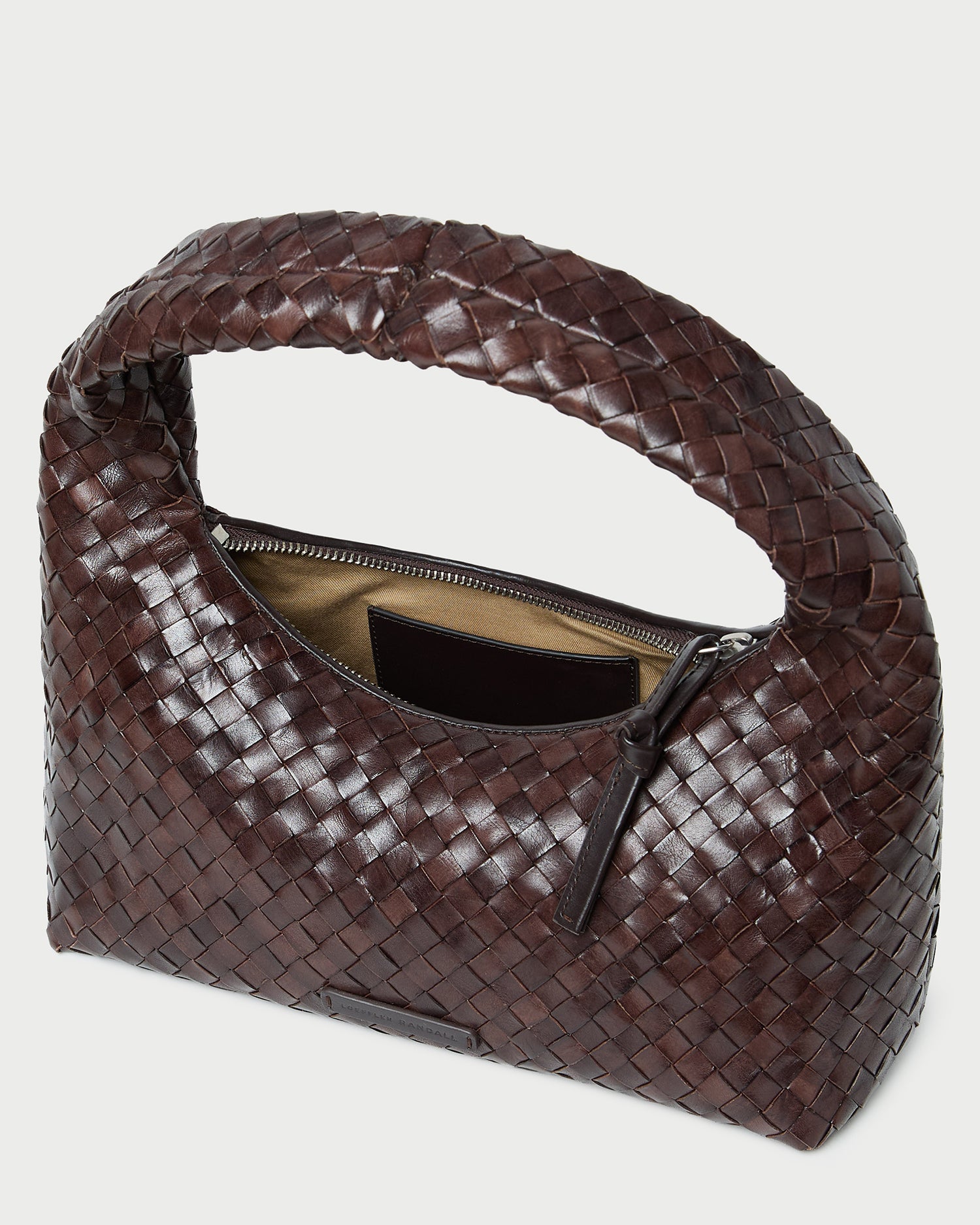 Loeffler Randall Women | Mercer Chocolate Woven Shoulder Bag