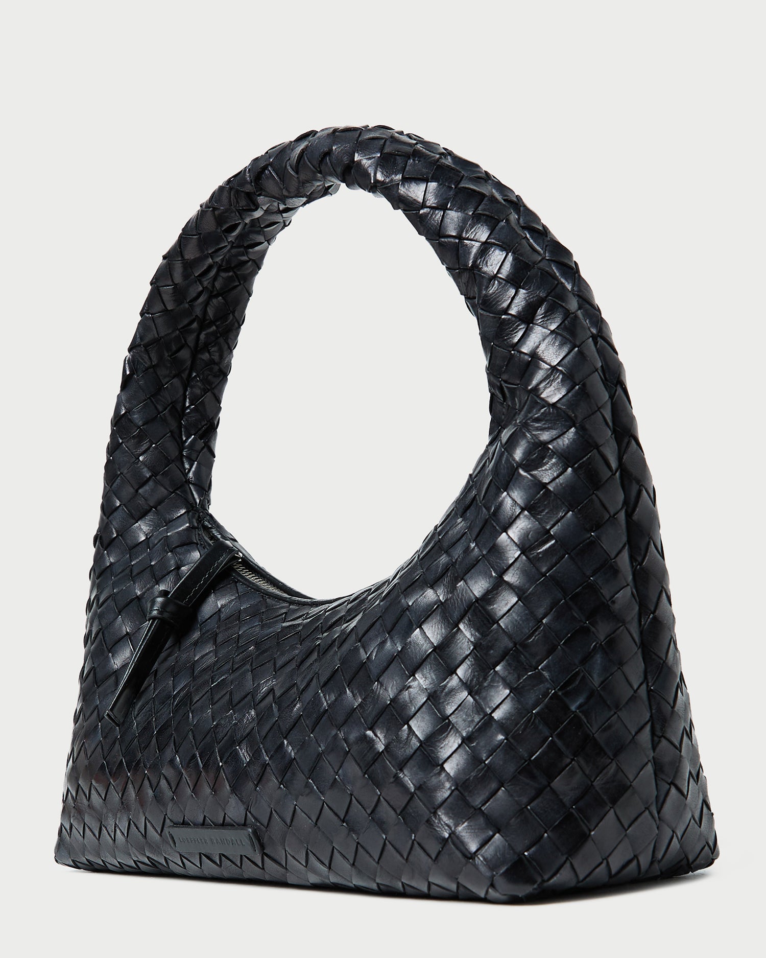 Mercer Black Woven Shoulder Bag | Women Loeffler Randall