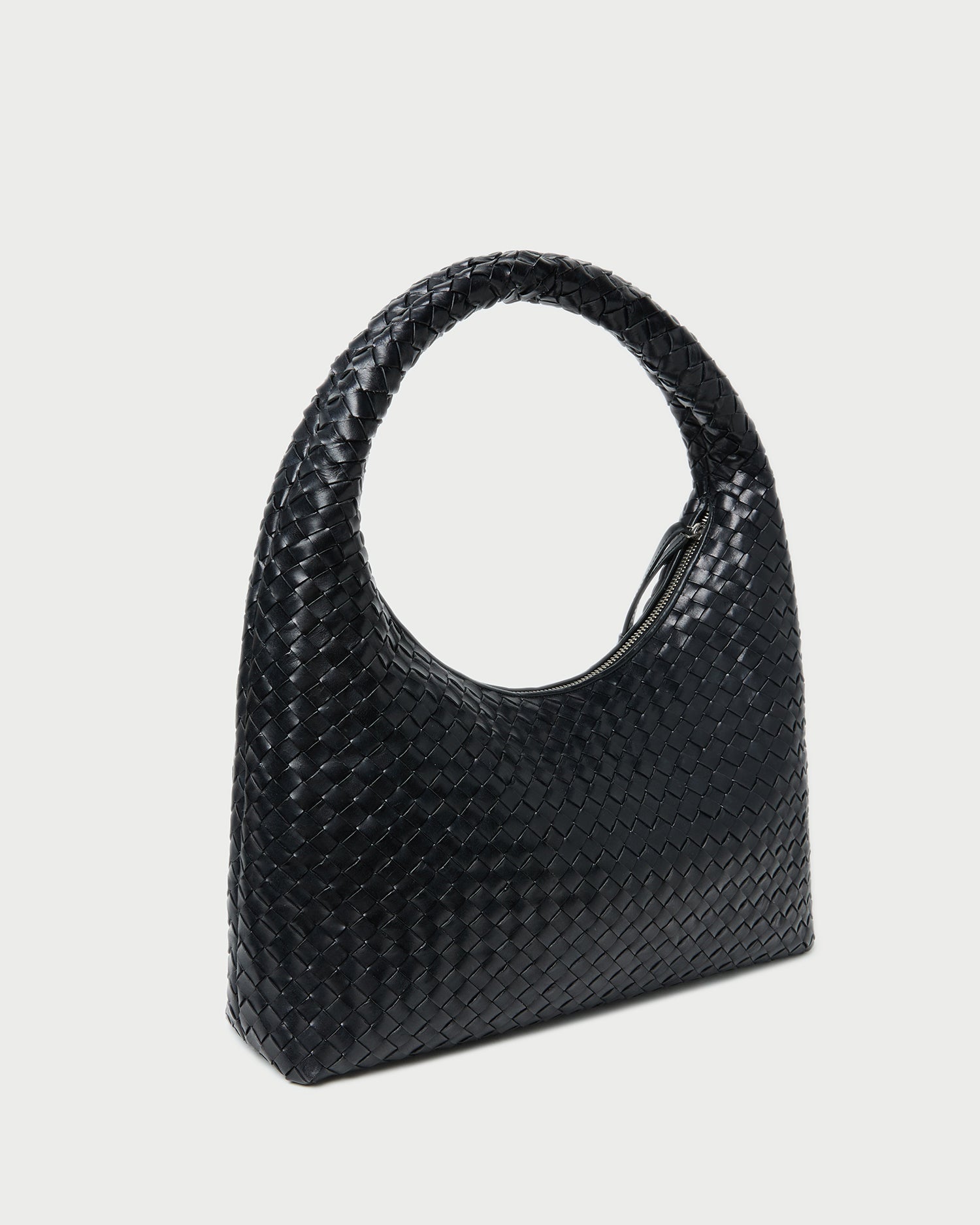 Willow Black Woven Hobo Bag | Loeffler Randall Women