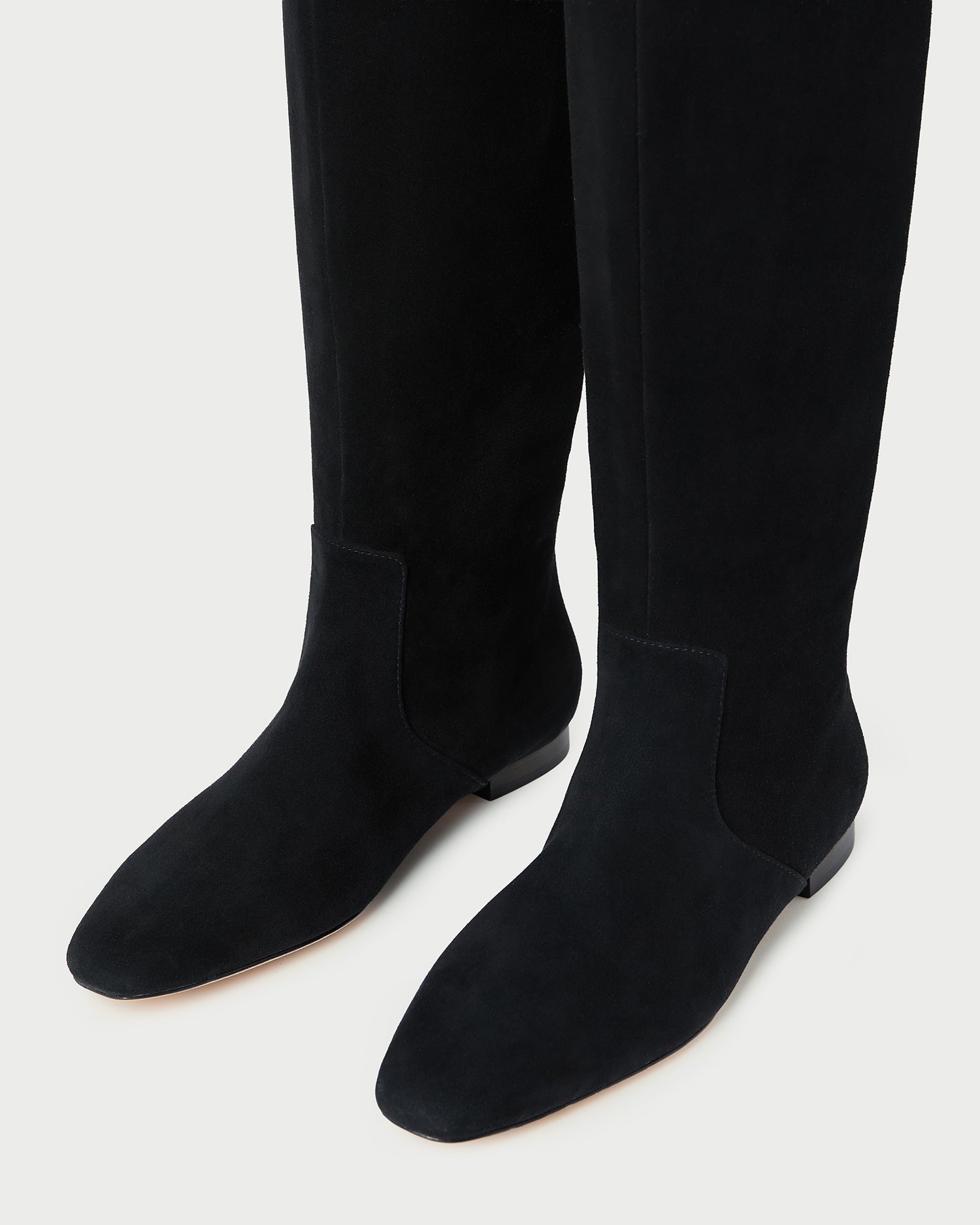 Loeffler Randall Women | Lillian Black Suede Tall Boot