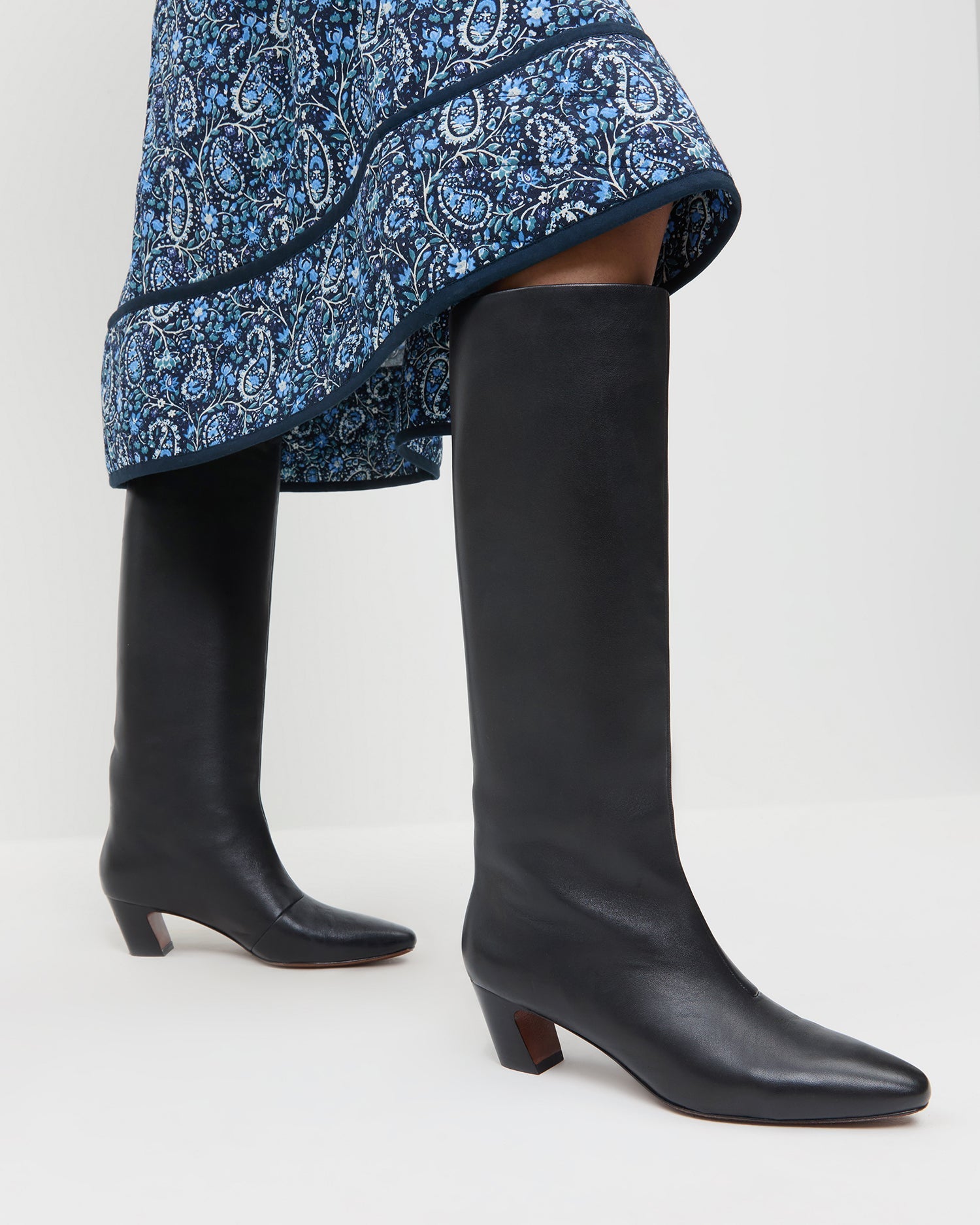Loeffler Randall Women | Marley Black Leather Tall Boot
