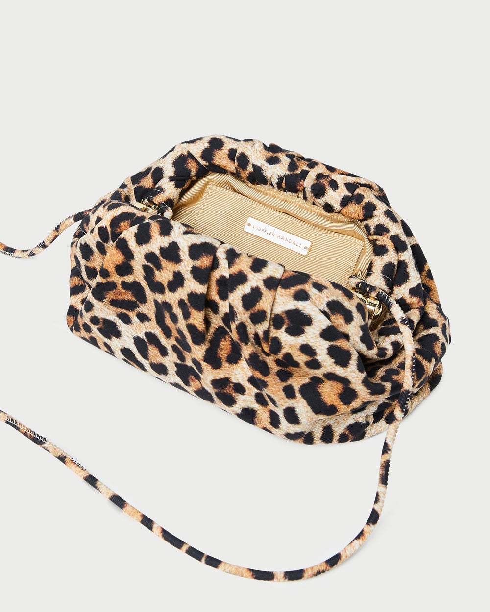 Bailey Leopard Jersey Dome Clutch | Loeffler Randall Women