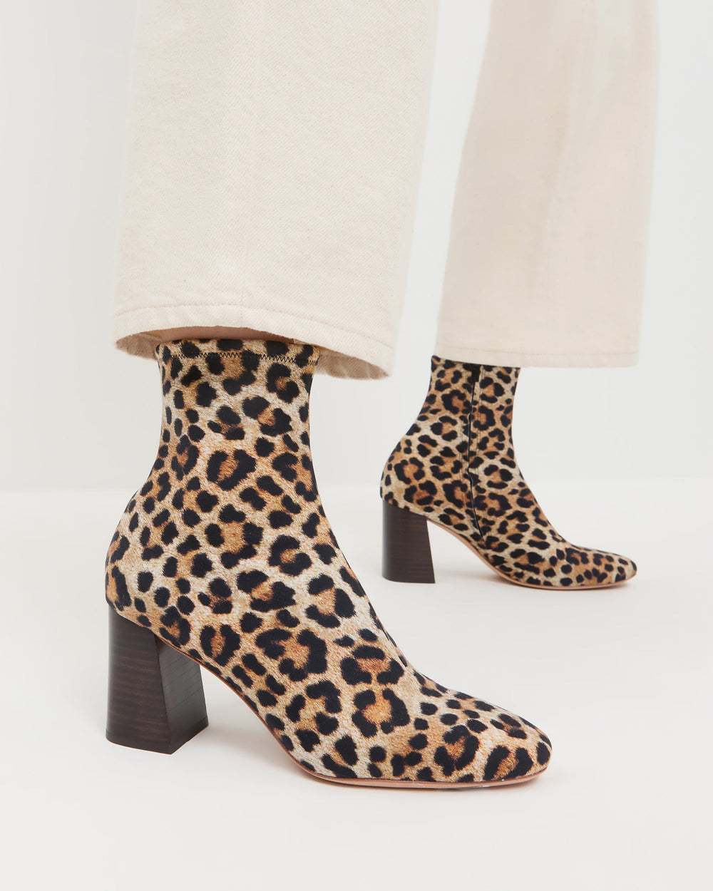Elise Leopard Jersey Ankle Boot | Loeffler Randall Women