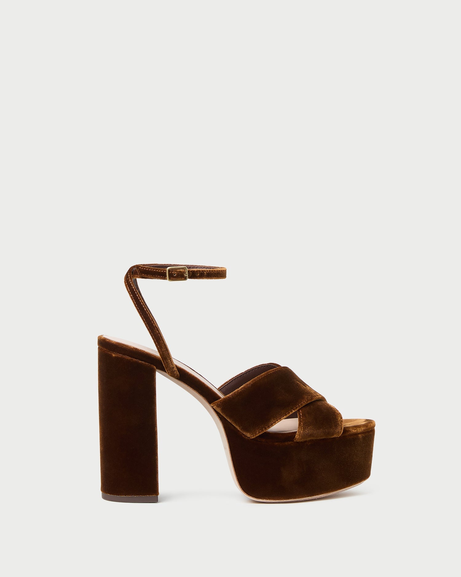 Loretta Brown Velvet Platform Sandal | Women Loeffler Randall
