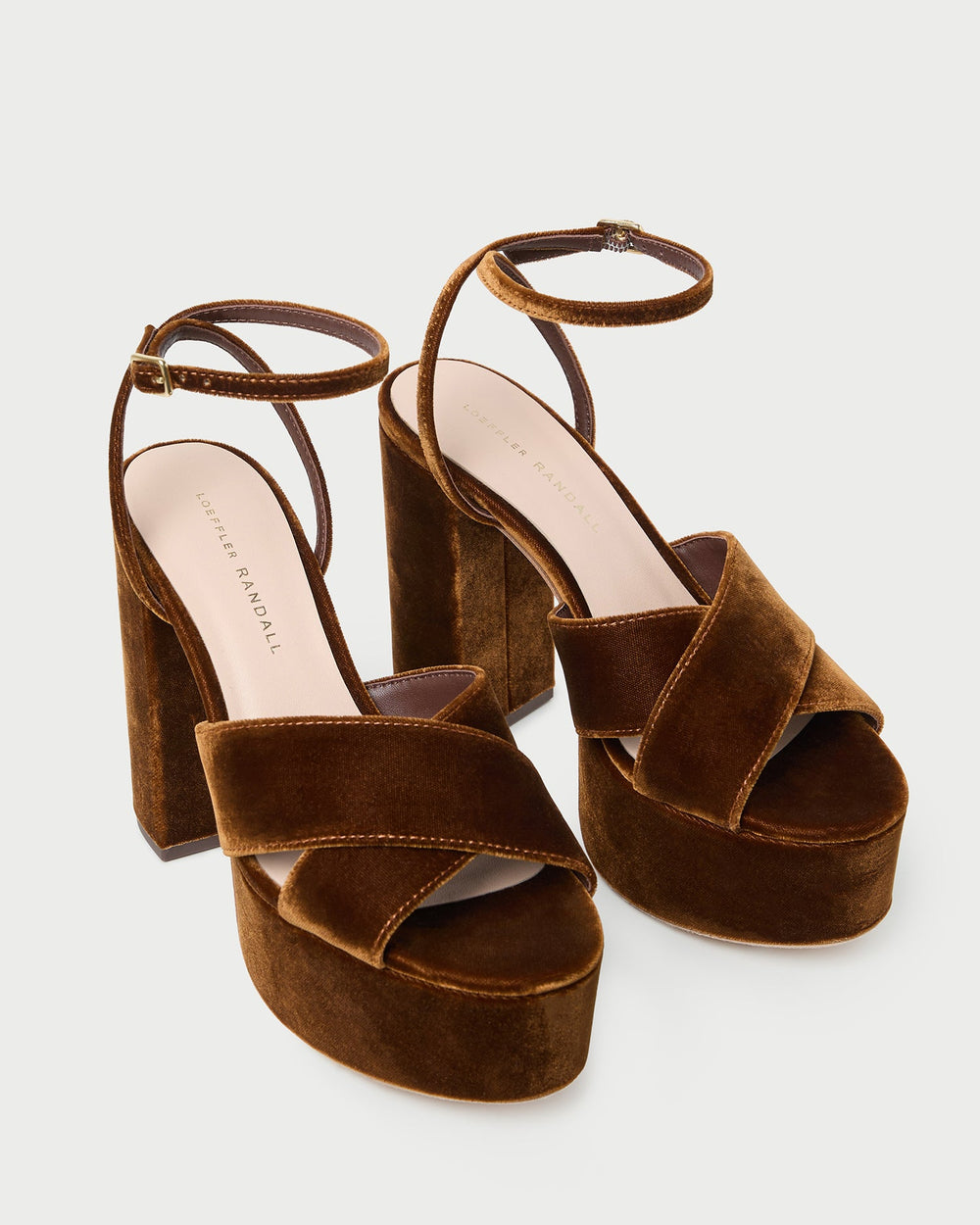 Loretta Brown Velvet Platform Sandal | Women Loeffler Randall