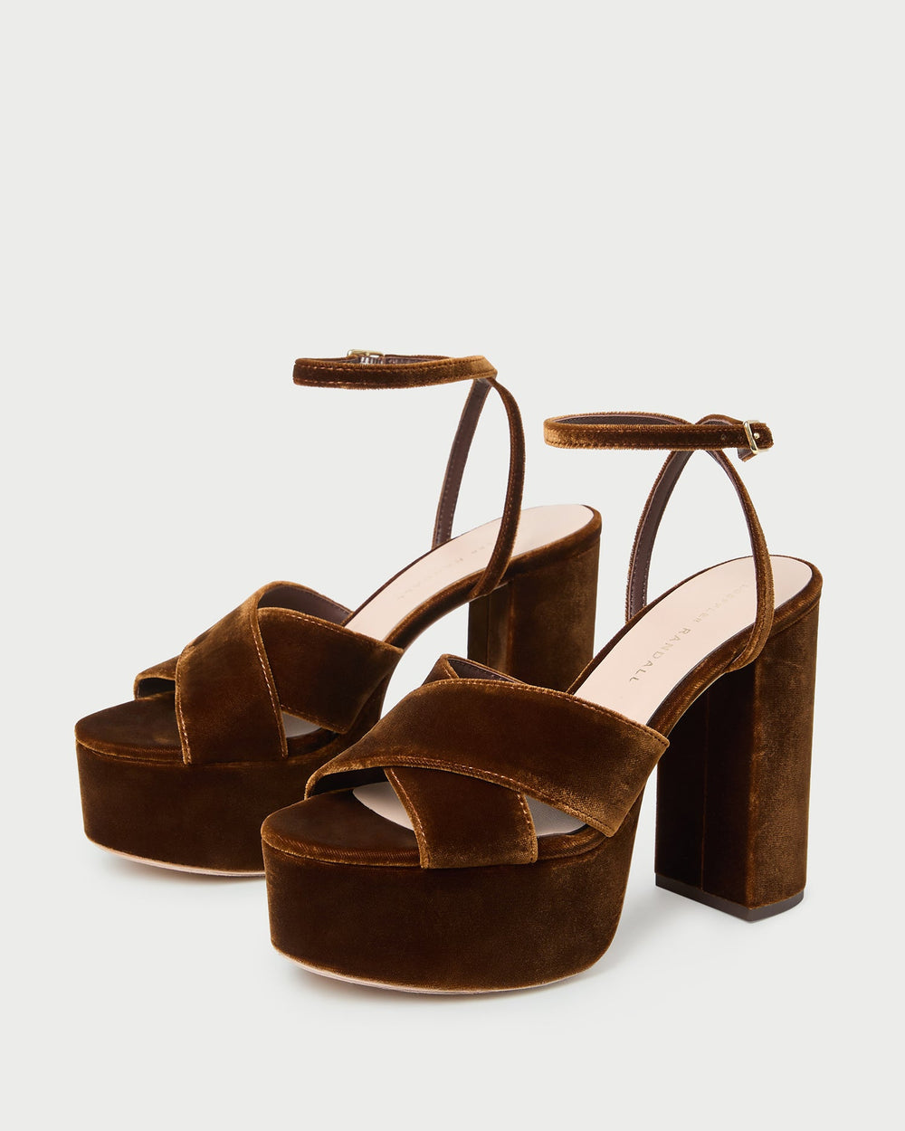 Loretta Brown Velvet Platform Sandal | Women Loeffler Randall
