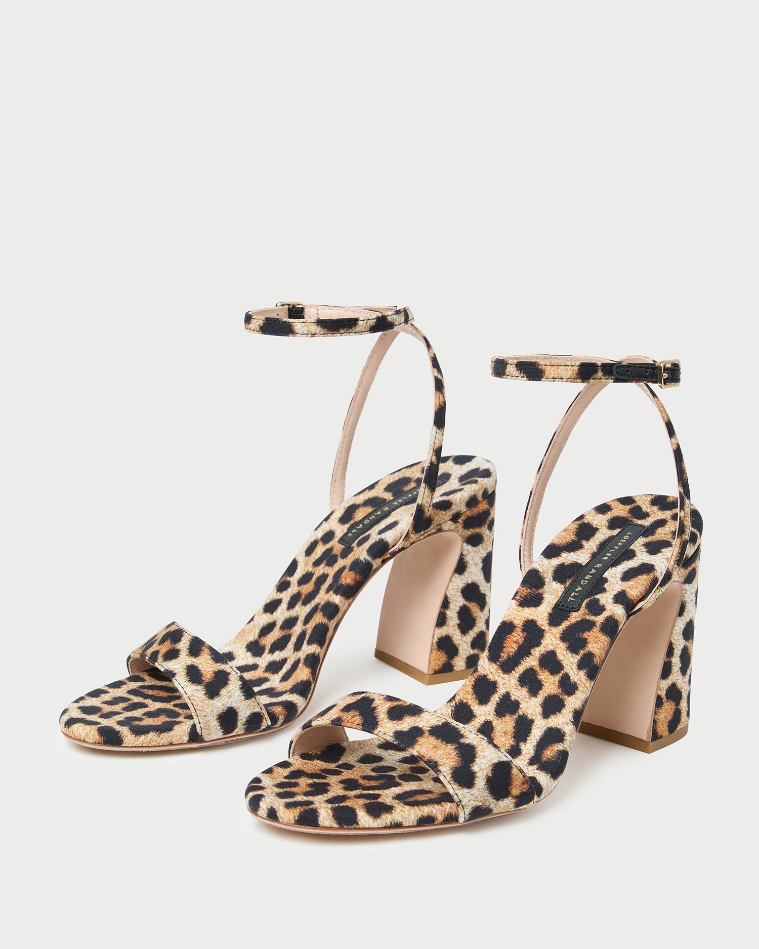 Malia Leopard Curved-Heel Sandal | Women Loeffler Randall