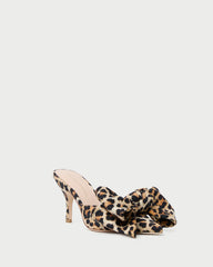 Loeffler Randall Women | Margot Leopard Jersey Bow Mule