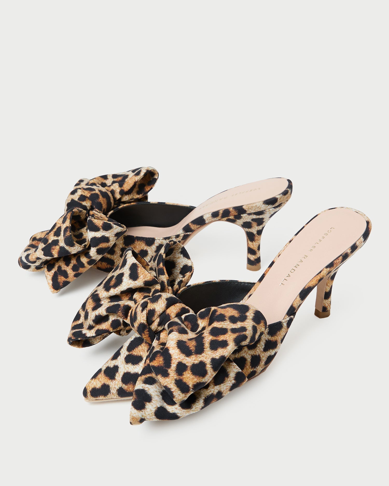 Loeffler Randall Women | Margot Leopard Jersey Bow Mule