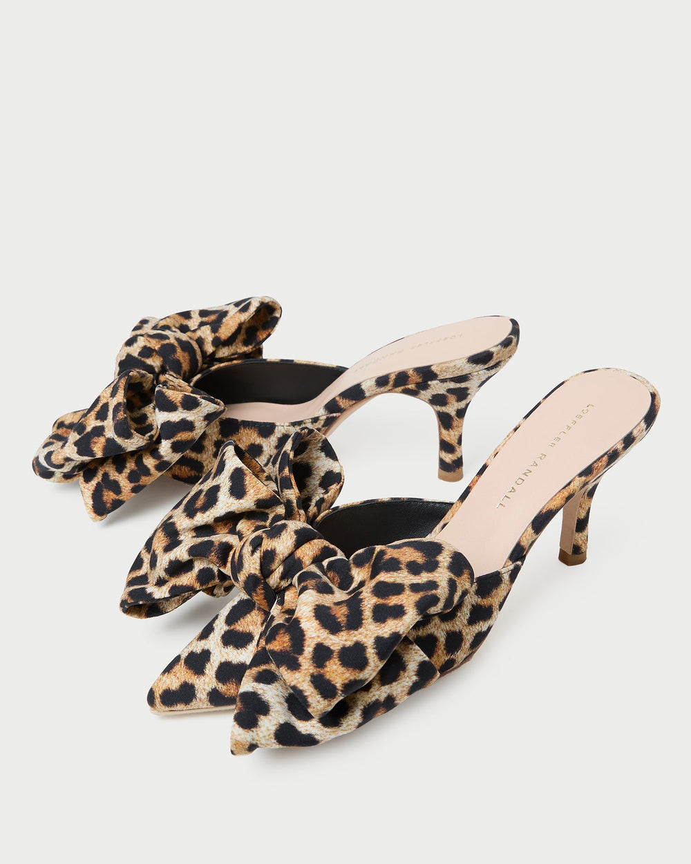 Loeffler Randall Women | Margot Leopard Jersey Bow Mule