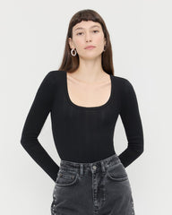 Loeffler Randall Women | Kaya Pointelle Long-Sleeve Bodysuit